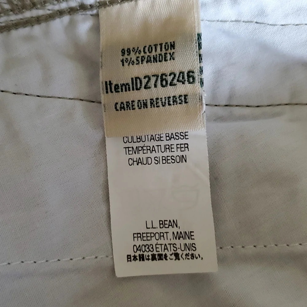 Cute L.L. Bean Khaki Knee-Length Short Skirt, XL, 14-16 - Picture 4 of 5